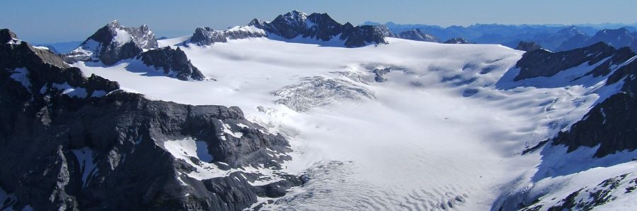 Hüfigletscher und Clariden Blick auf den Hüfigletscher und Clariden