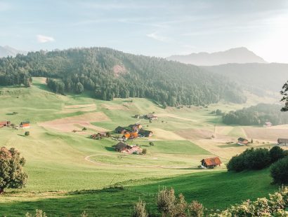 Hügelige Landschaft im Kanton Luzern