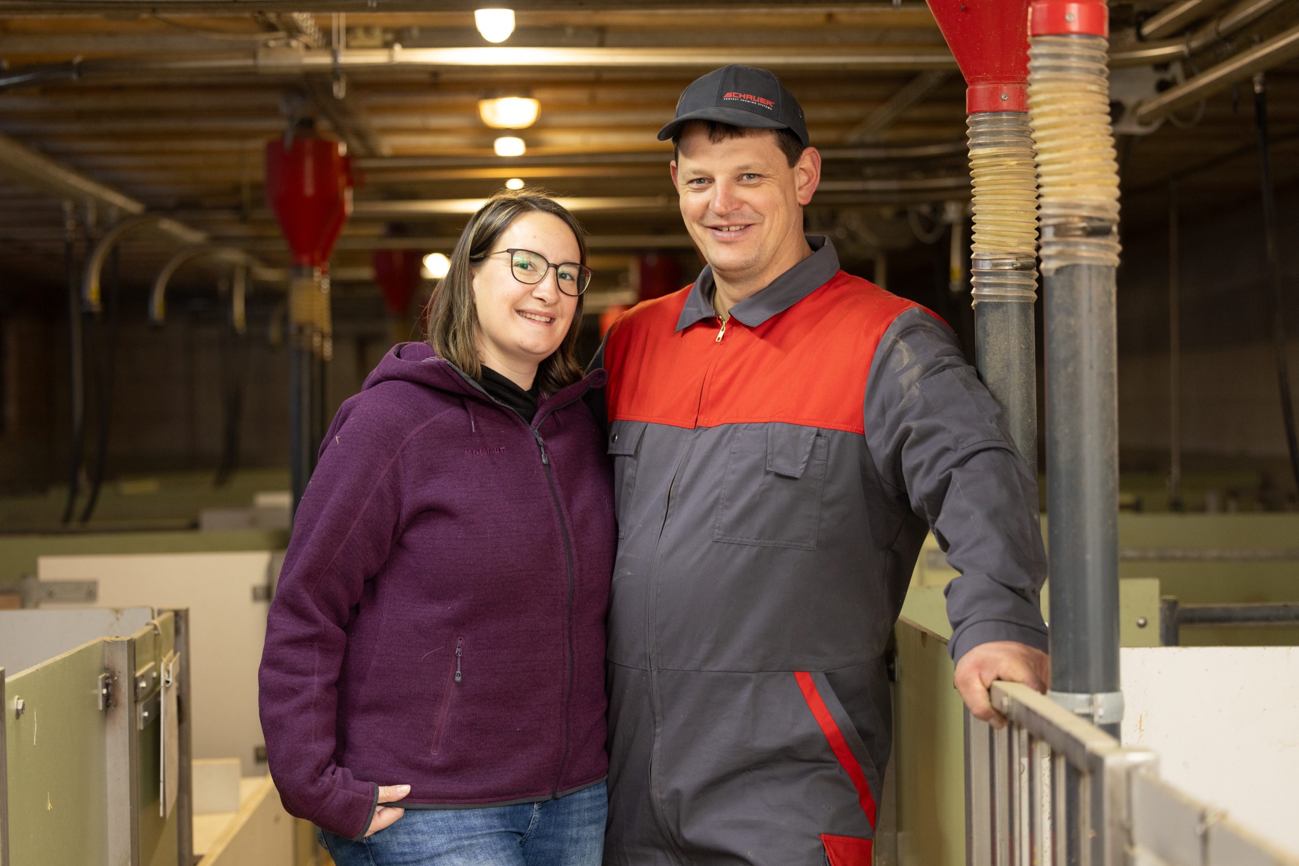 Betriebsleiterpaar Esther und Kaspar Sigrist (Monique Wittwer)